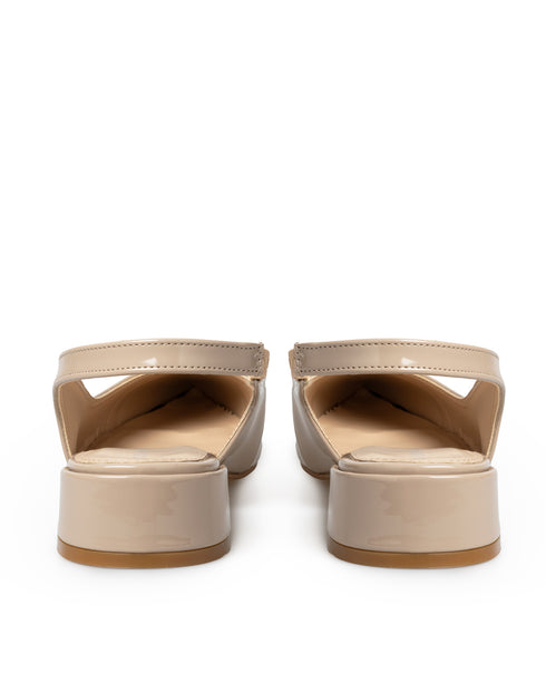 Zapatilla Picuda Nude Slingback 35604